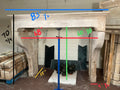Antique French Limestone Mantel (LCH568)