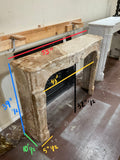 Antique French Grand Mix Napoleon Marble Mantel (M-SJHZ)