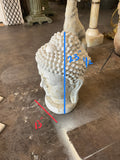 Contemporary French Reconstituted Stone Buddha Head Statue (GE-URPA)