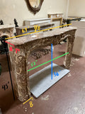 Antique French Ardennes Grey Marble Mantel (MCH1000)