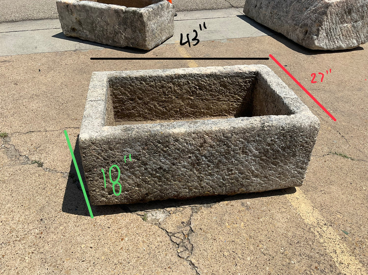 French Limestone Trough