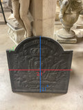 Antique French Iron Fireback (FA-T52R)