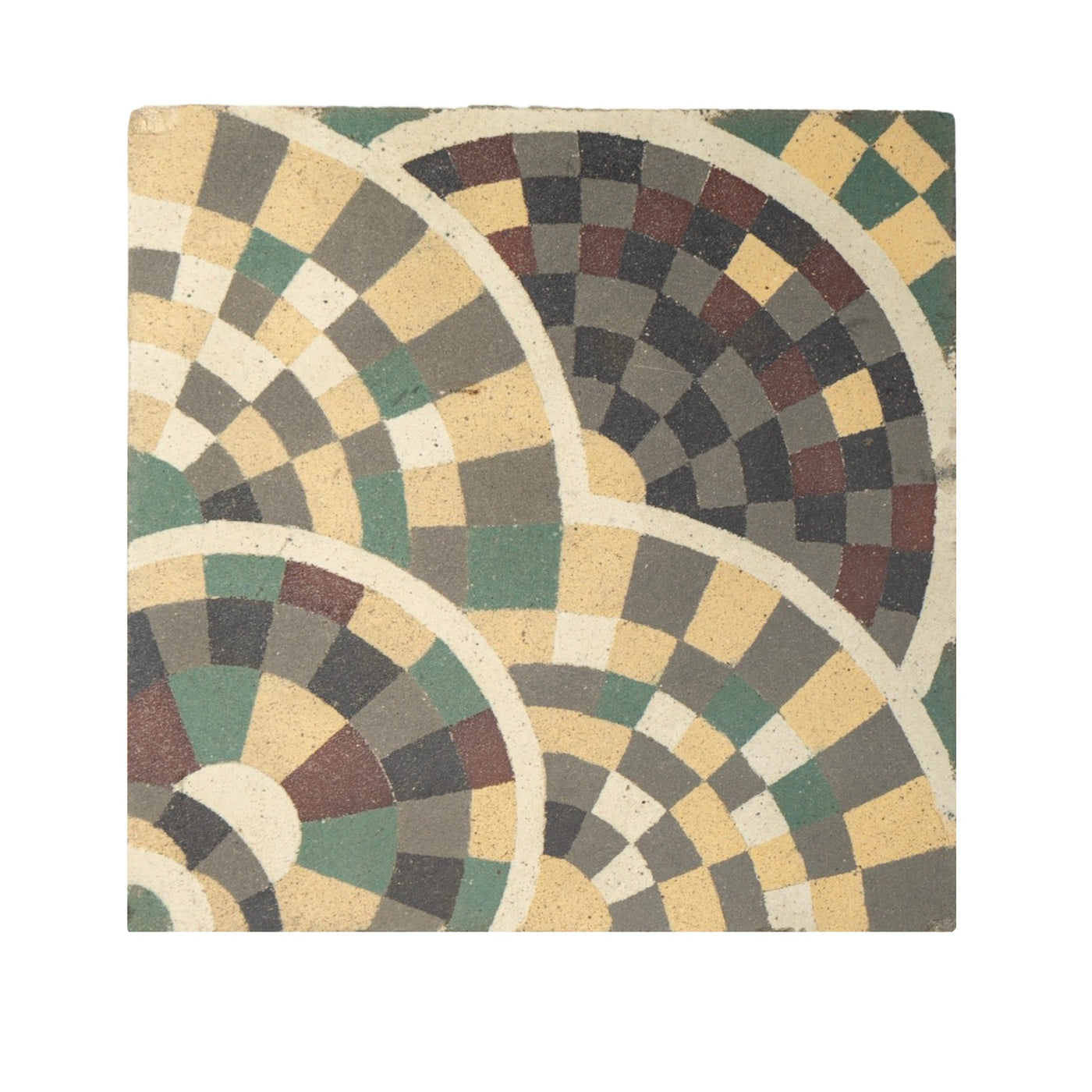 Reclaimed French Encaustic Concrete Tile (ET-LBNW)