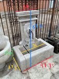 Contemporary French Limestone Wall Fountain (F-SYMB)