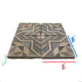 Reclaimed French Encaustic Geometric Concrete Tile (ET-HLRS)