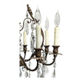 French Bronze and Crystal Chandelier (L-PGCX)
