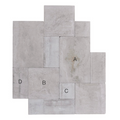 Contemporary Sandblasted Limestone Opus Pattern Tile Flooring (FL899)