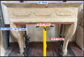 Large Louis XIII Carved Limestone Fireplace Mantel – Renaissance (M-12L)