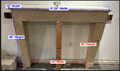 Antique French Country Limestone Fireplace Mantel (M-19L)