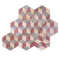 Reclaimed French Encaustic Hexagonal Geometric Concrete Tile (ET-FL8333)