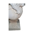 Contemporary French Limestone Putti Sculpture (GE-ZEAV)
