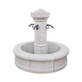 Contemporary French Limestone Circular Central Fountain (F-DJBN)