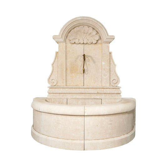 Contemporary French Limestone Wall Fountain (FO41)