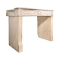 Antique French Limestone Mantel (M-LATH)