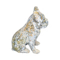 Contemporary French Reconstituted Stone Bulldog Statue (GE-KNWY)