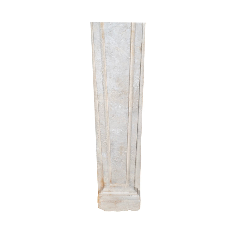Antique French Limestone Mantel (M-XSGF)
