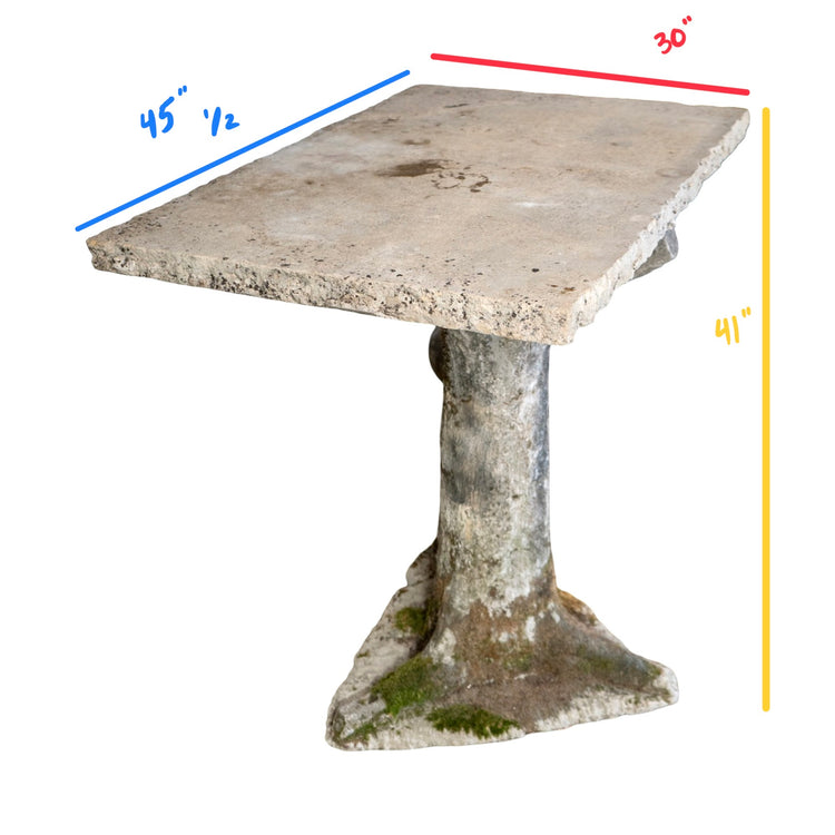 Antique French Faux Bois Table (GE-TXFK)