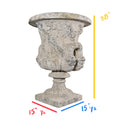 Contemporary French Reconstituted Stone Vase (V-XDTM)