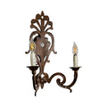 Pair of French Iron Wall Sconces (L-DRMZ)