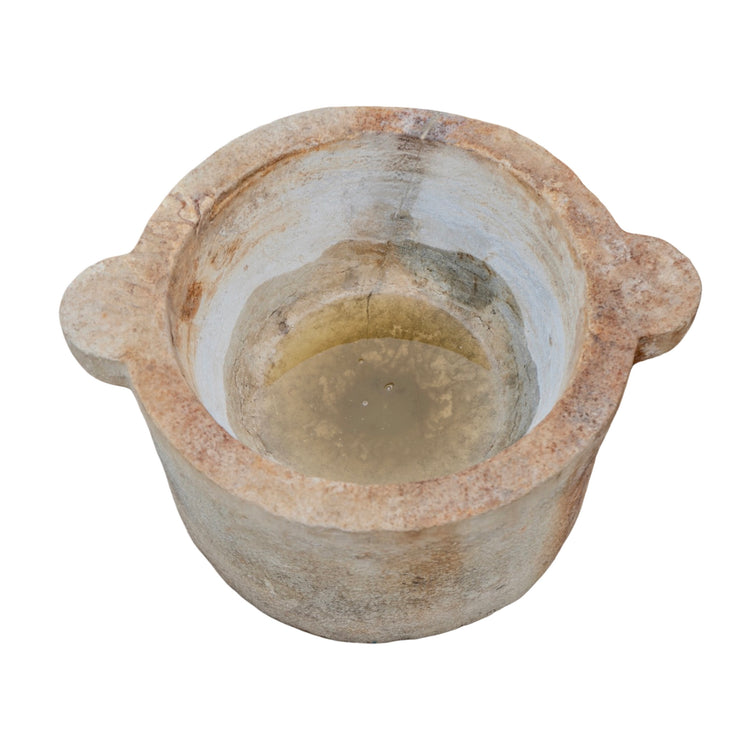 Antique French Limestone Vessel (V-FHYW)