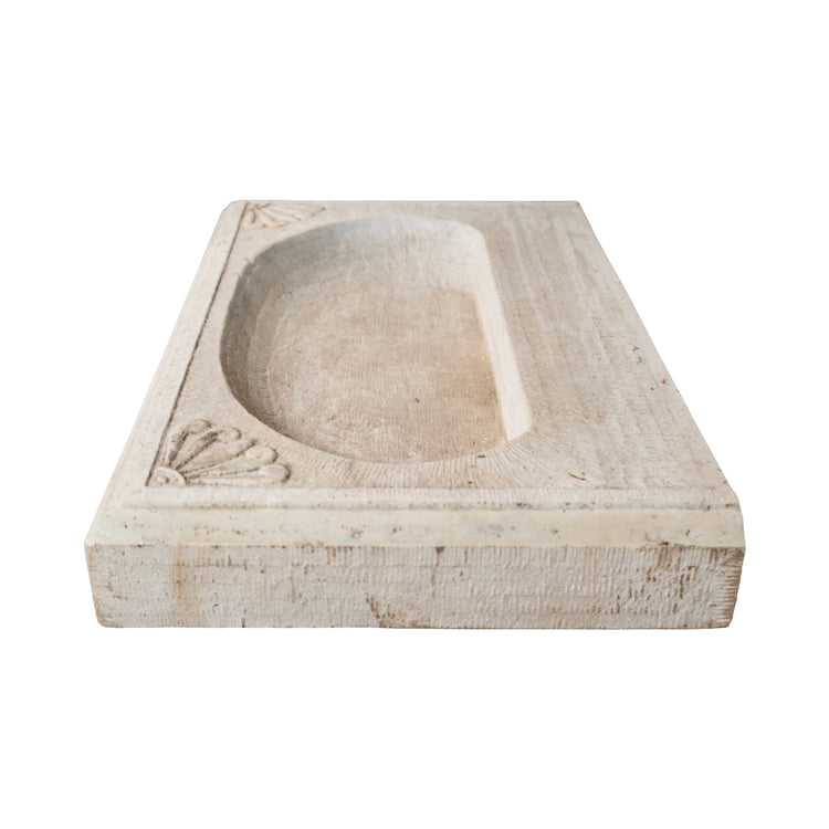 Antique French White Marble Sink (S-PDLM)