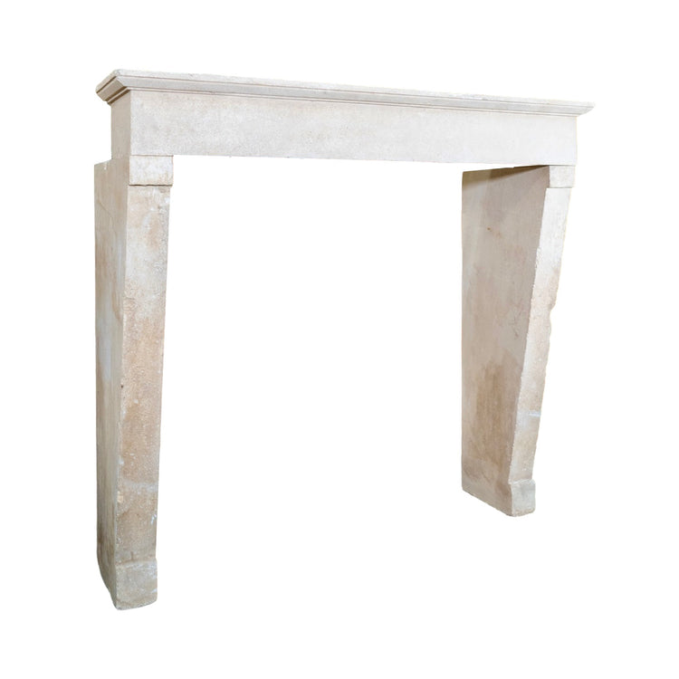 French Limestone Mantel