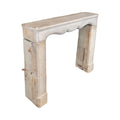 Antique French Limestone Mantel (M-ZQKJ)