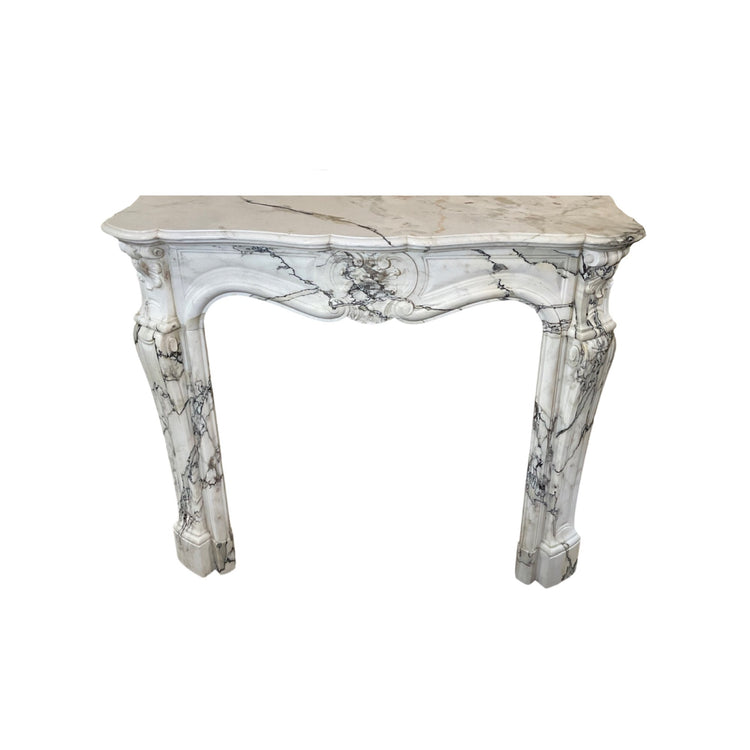 French White Marble Mantel