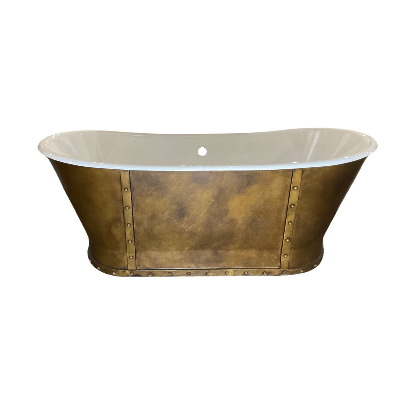 Italian Porcelain and Iron Bathtub