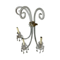 Pair of French Baccarat Crystal Wall Sconces (L-FKMT)