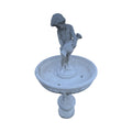 Antique Italian Concrete Composite Central Fountain (F-YDXB)