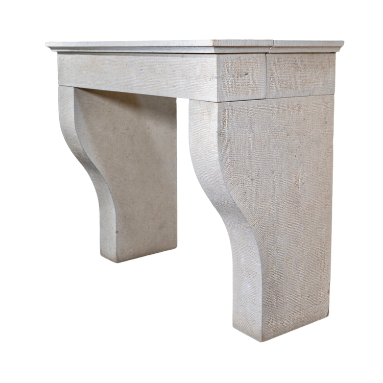 Contemporary French Travertine Mantel (M-LCH398)