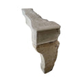 Antique French Limestone Mantel (M-WDVM)