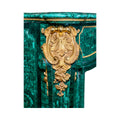 Antique French Malachite Crystal Marble Mantel (MCH1078)
