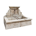 Antique French Limestone Wall Fountain (F-TFGF)
