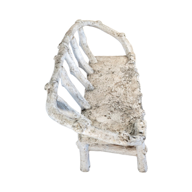 French Faux Bois Bench (GE-REHS)