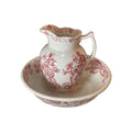 Antique English Porcelain Bowl and Pitcher (HD-HTNB)