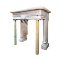 Antique French Limestone Mantel (M-BPWQ)
