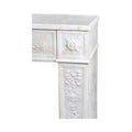 Antique French White Carrara Marble Mantel (MCH1086)