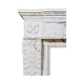Antique French Carrara Marble Mantel (M-AHFQ)