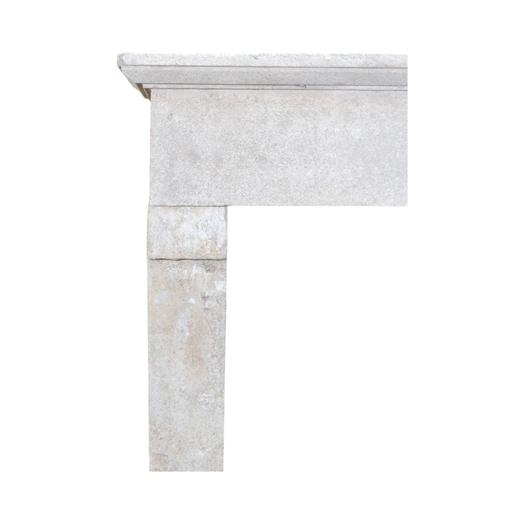 French Limestone Mantel