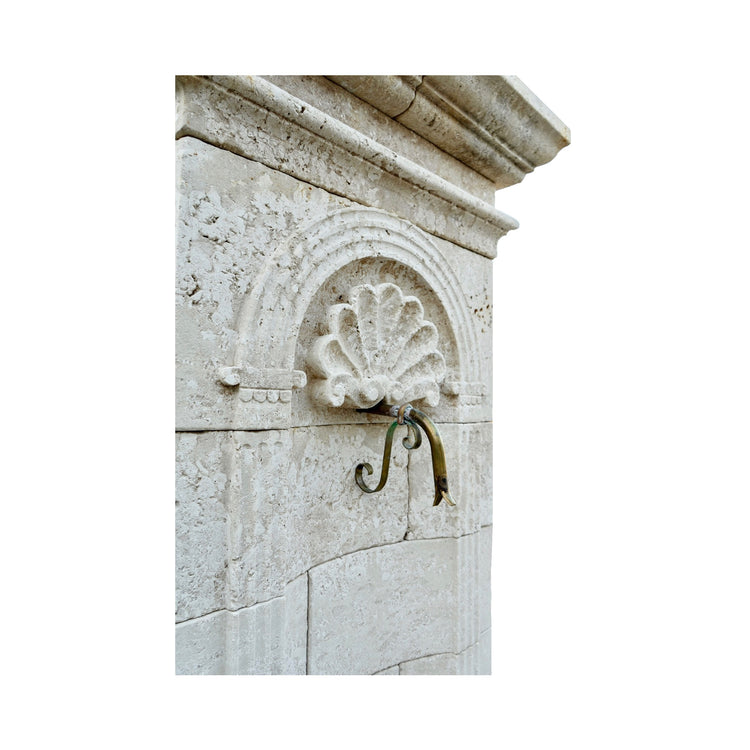 Contemporary French Limestone Wall Fountain (FO21)