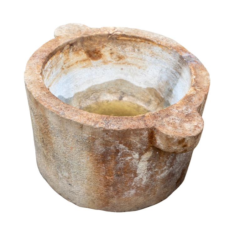 Antique French Limestone Vessel (V-FHYW)