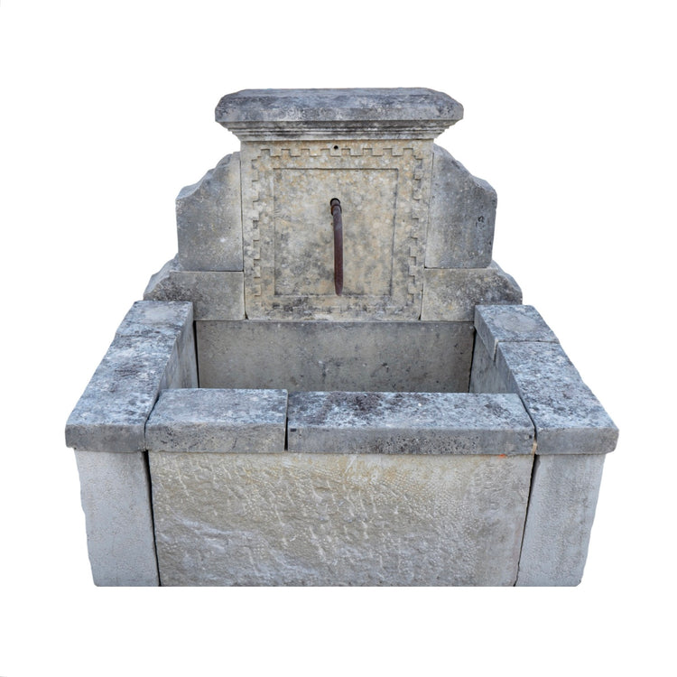 Antique French Limestone Wall Fountain (T-ZLFJ)