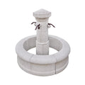 Contemporary French Limestone Circular Central Fountain (F-DJBN)