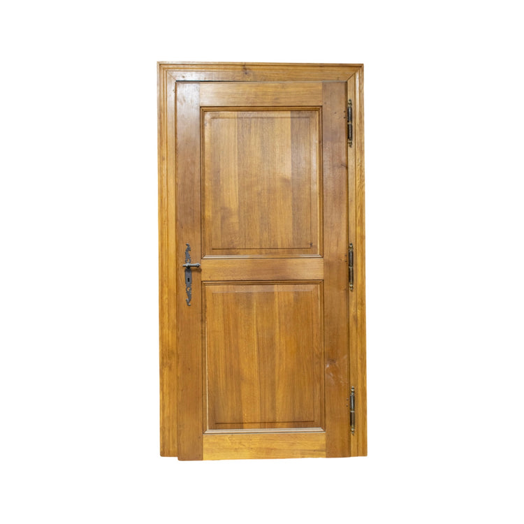 French Single Oakwood Framed Door