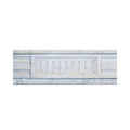Antique French White Carrara Marble Mantel (M-YJRK)