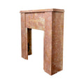 Antique French Orange Varois Marble Mantel (MW30050)