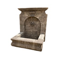 Contemporary French Limestone Wall Fountain (F-AN0H)
