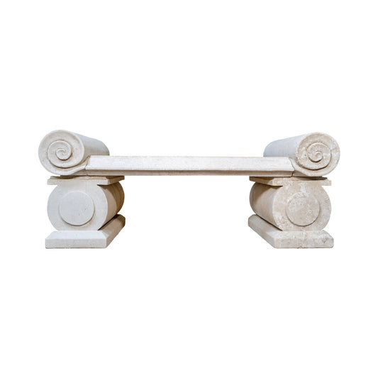 Contemporary French Limestone Bench (GE-EVGH)